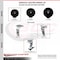 Service Caster 4 Inch Glass Filled Nylon Caster Set with Ball Bearings 2 Brakes 2 Rigid SCC SCC-20S420-GFNB-TLB-2-R-2 - alternate 3